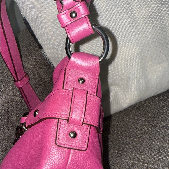 🚨NWOT Coach Abby Mini Hobo Pebbled Leather Crossbody - Blossom Pink F1972- COA - Picture 9 of 16